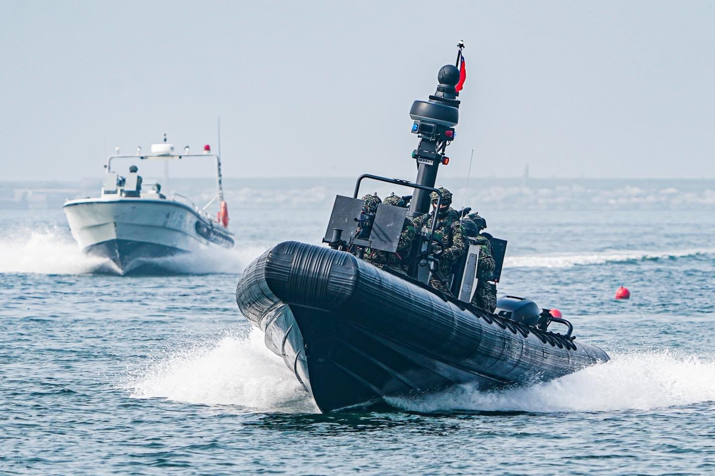 海軍陸戰隊M109特戰突擊艇將擁有優異的夜間海上任務能力。（圖／ROC Navy）
